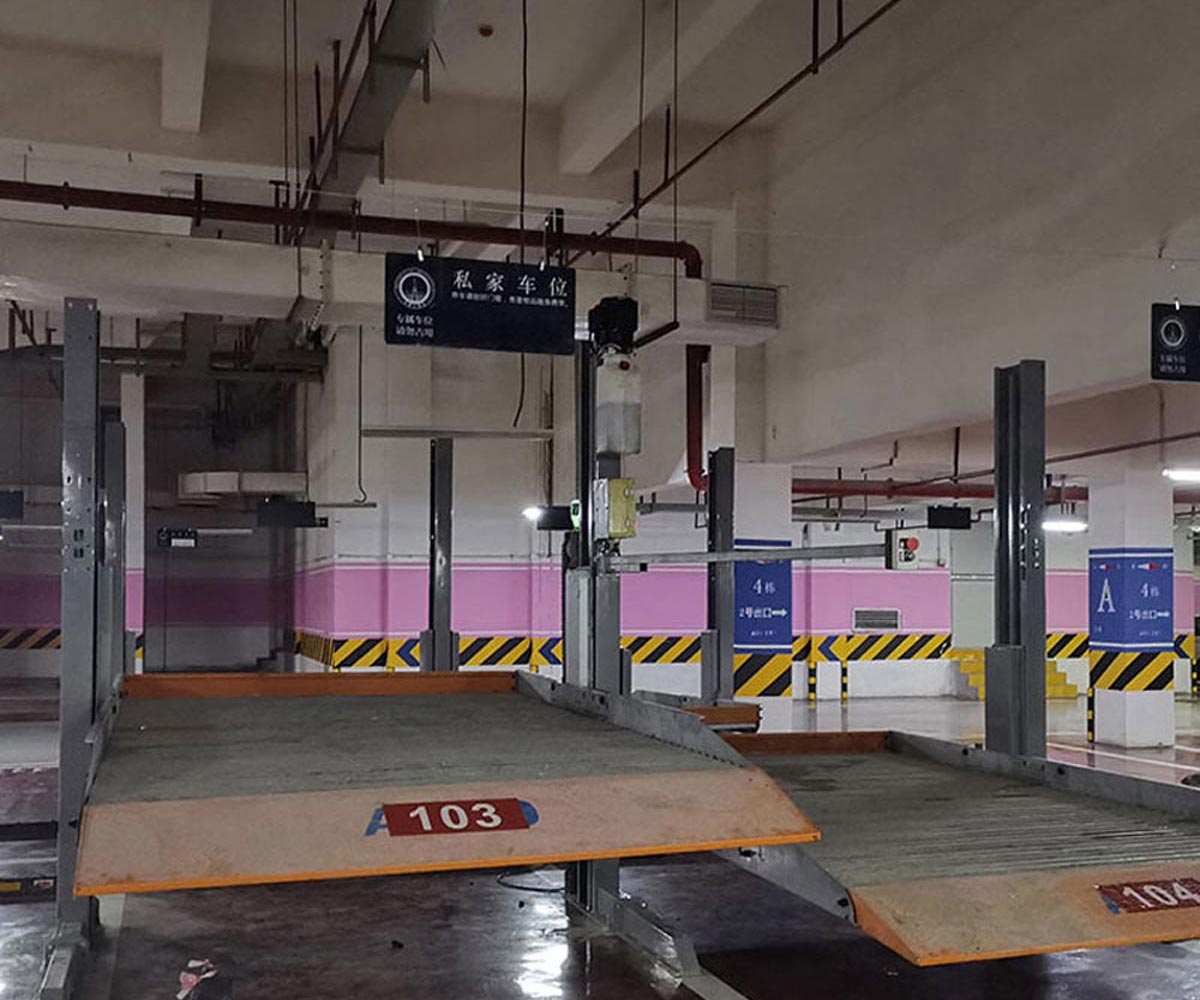 四柱簡(jiǎn)易升降類停車立體車庫過規(guī)劃