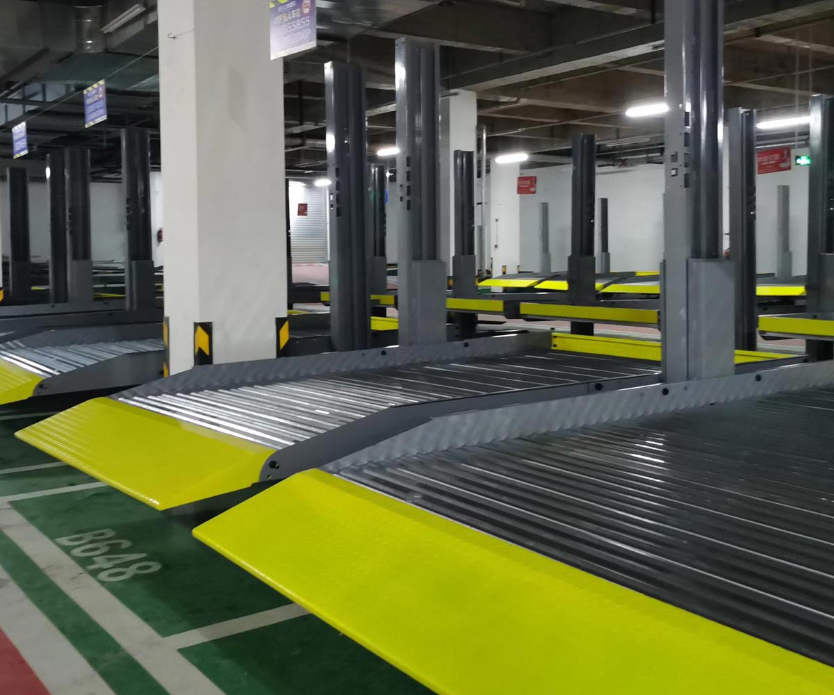 普洱雙層PSH型停車立體車庫(kù)回收