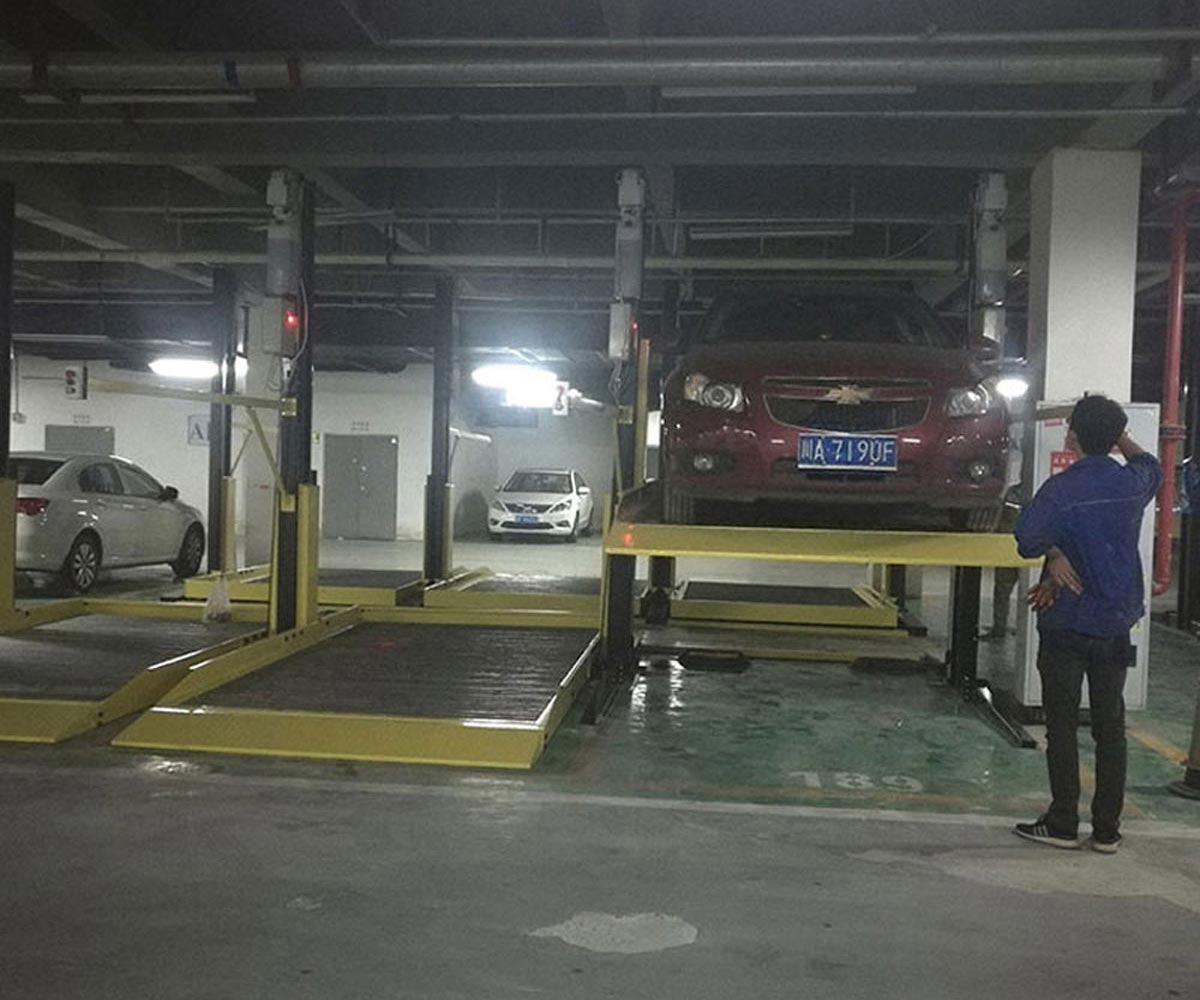 兩柱簡易升降機(jī)械式停車位長租