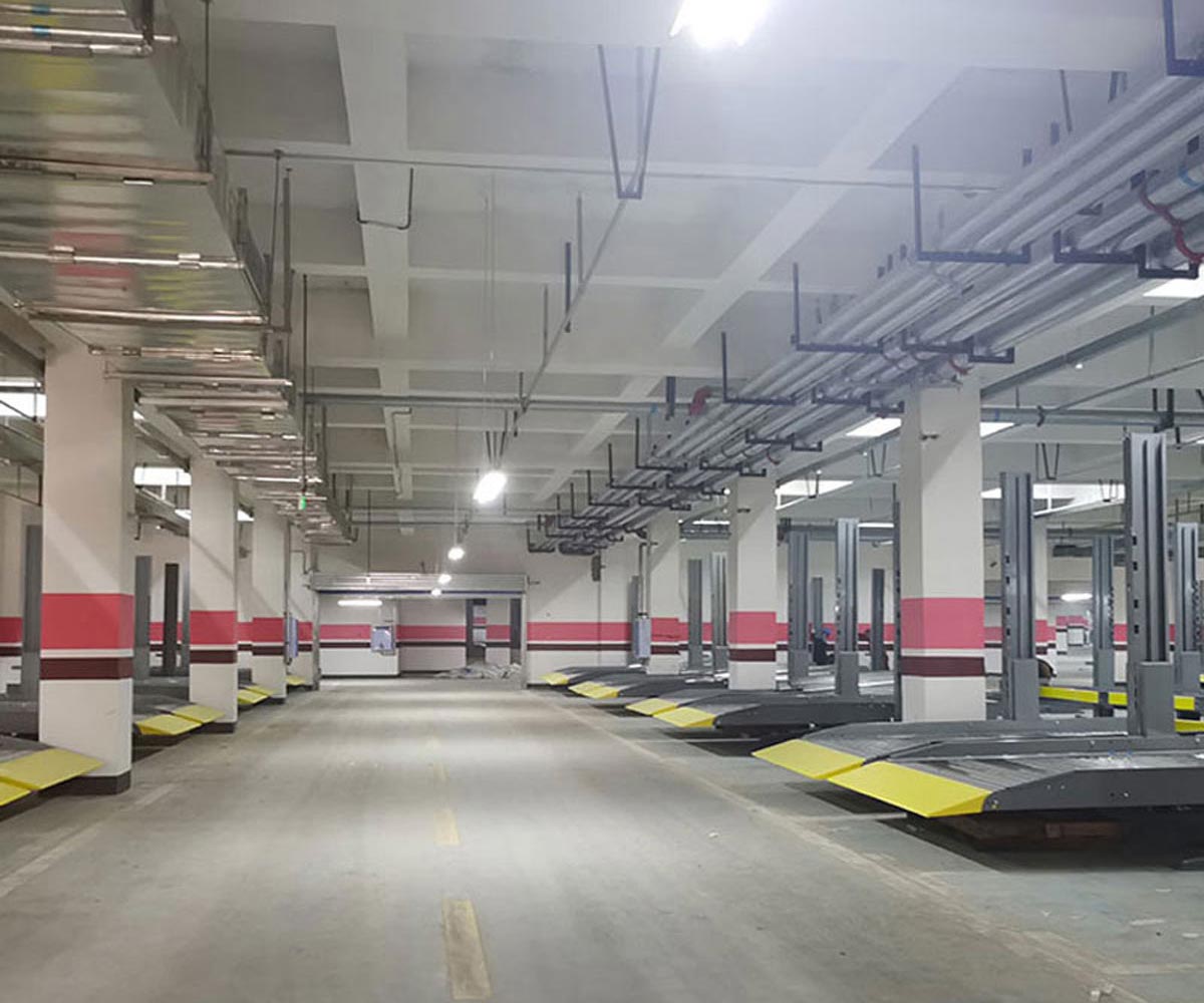 富寧升降式機(jī)械式立體車庫拆除