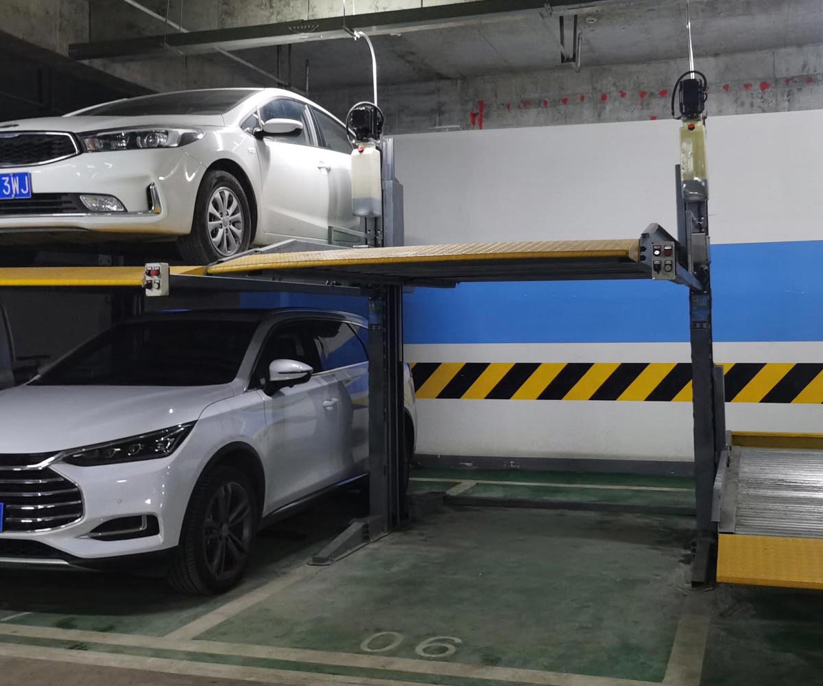 石屏簡(jiǎn)易升降機(jī)械立體車庫(kù)改造