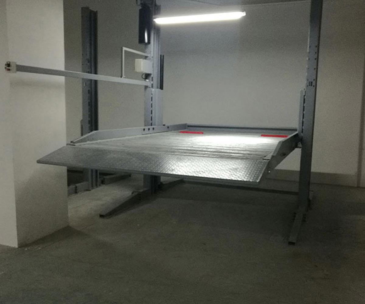 永德雙柱升降式立體停車過驗收