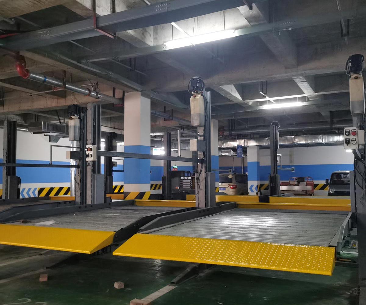 雙層簡易升降機械式停車庫租用
