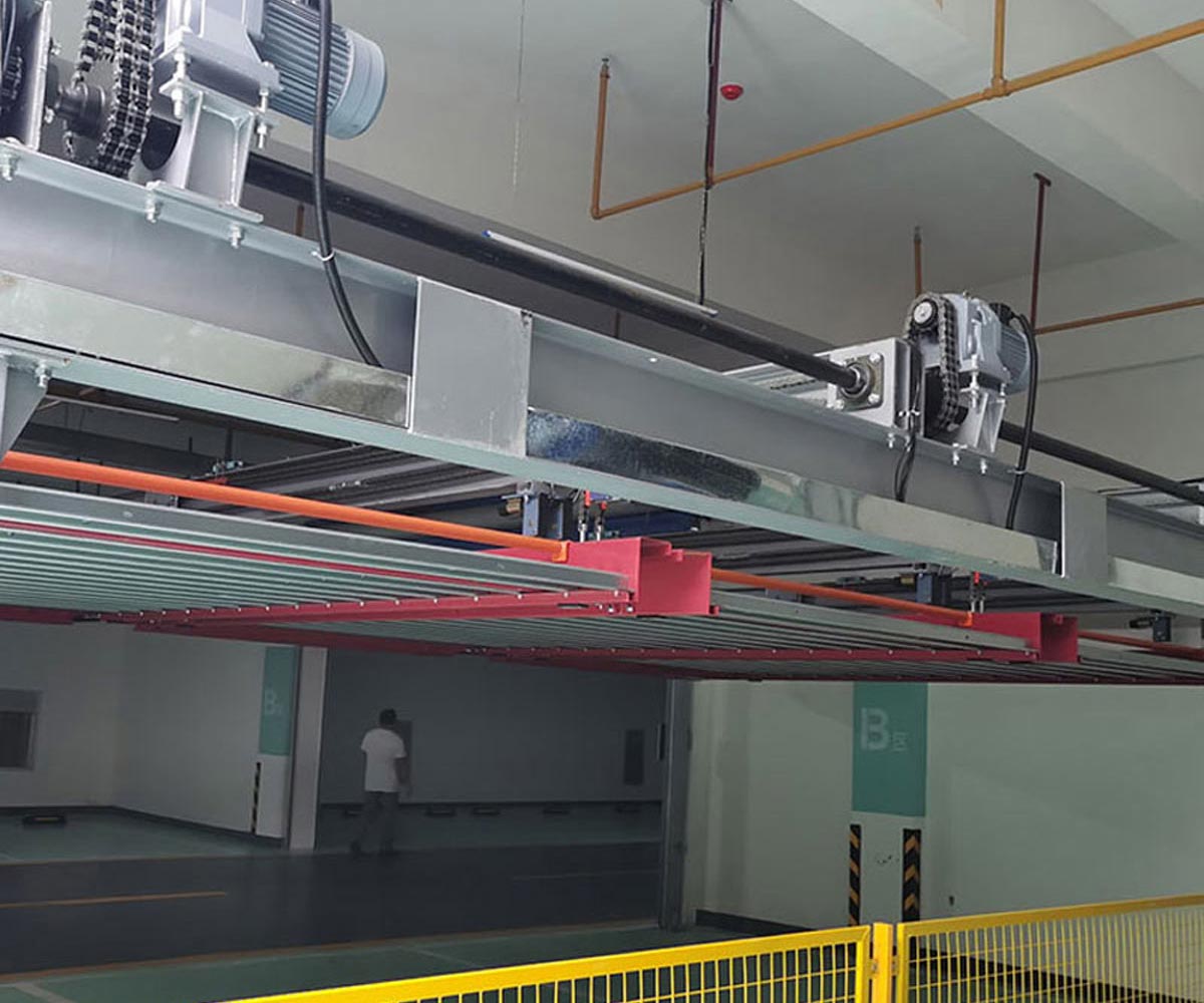 羅平商業(yè)樓宇智能立體停車庫建設