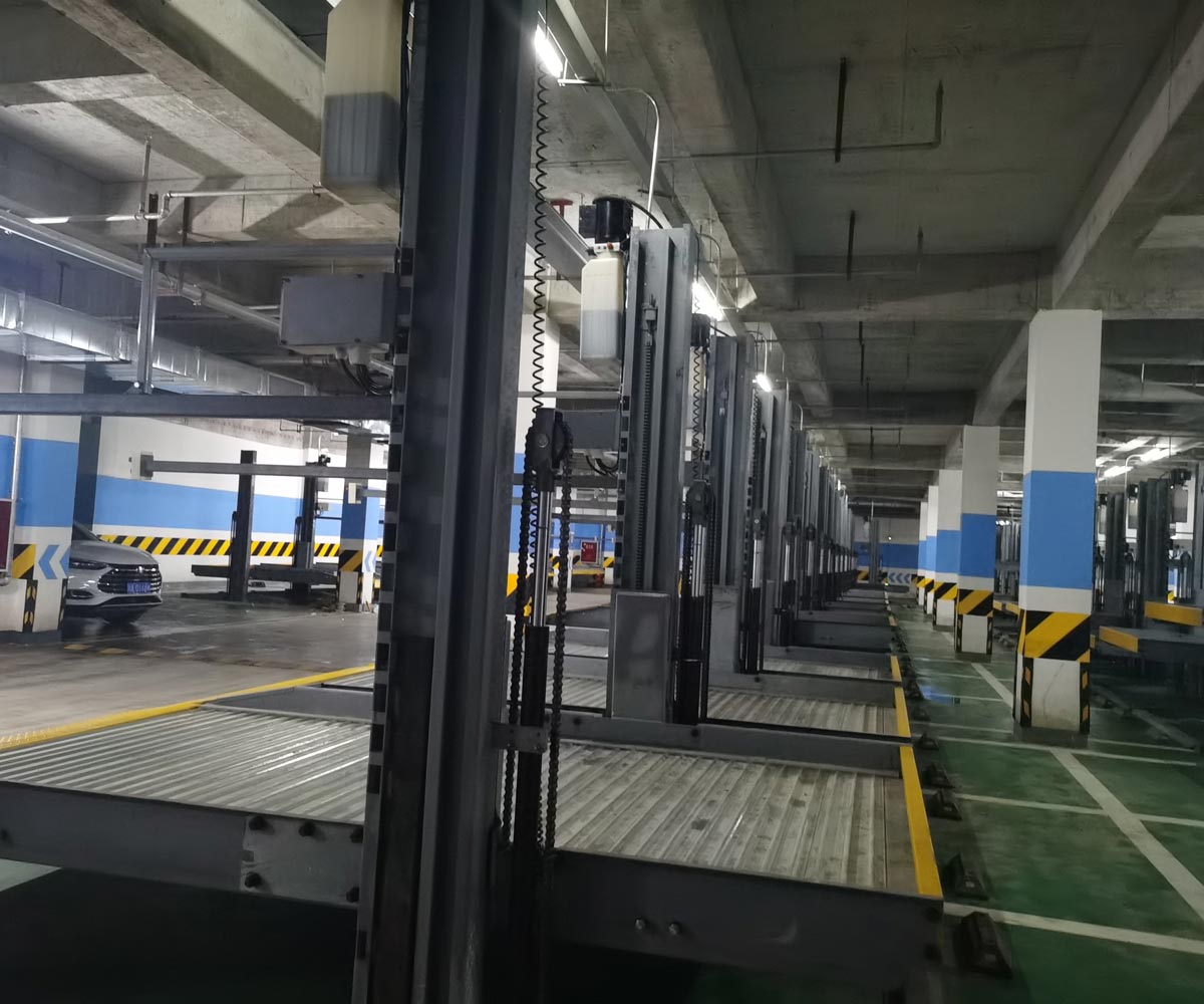 石屏雙柱簡(jiǎn)易式立體停車