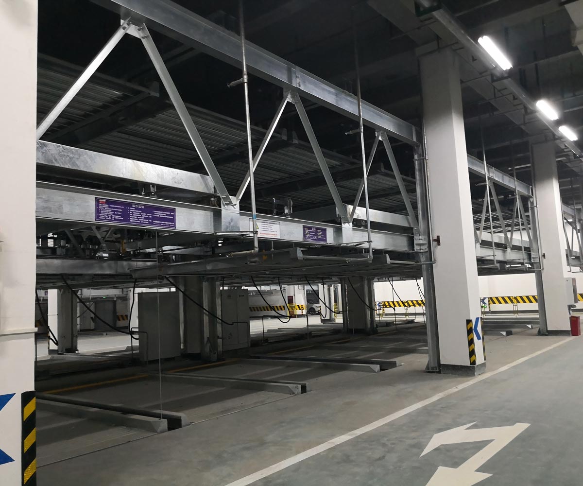 富民PSH2二層升降橫移式自動立體停車庫