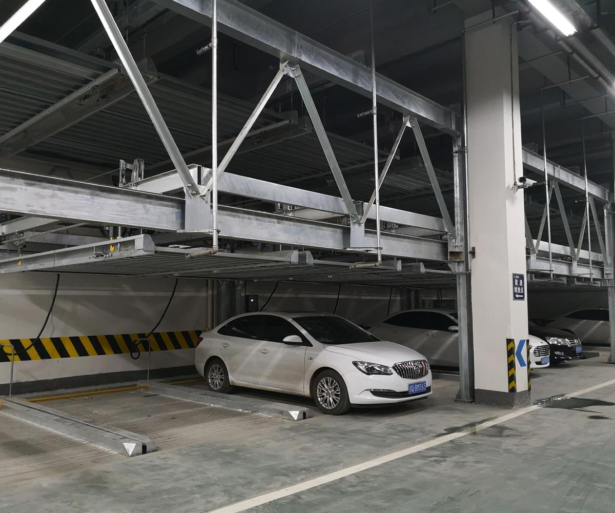 威信PSH4-D2四層帶二層地坑式升降橫移自動(dòng)立體停車庫(kù)